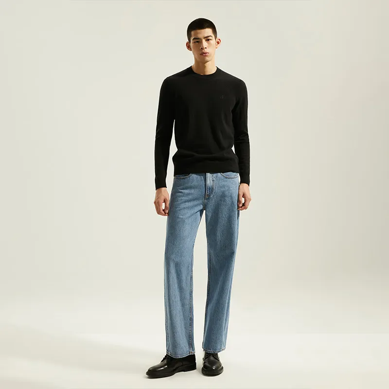 CALVIN KLEIN Cashmere Sweater Men's Space Black-3