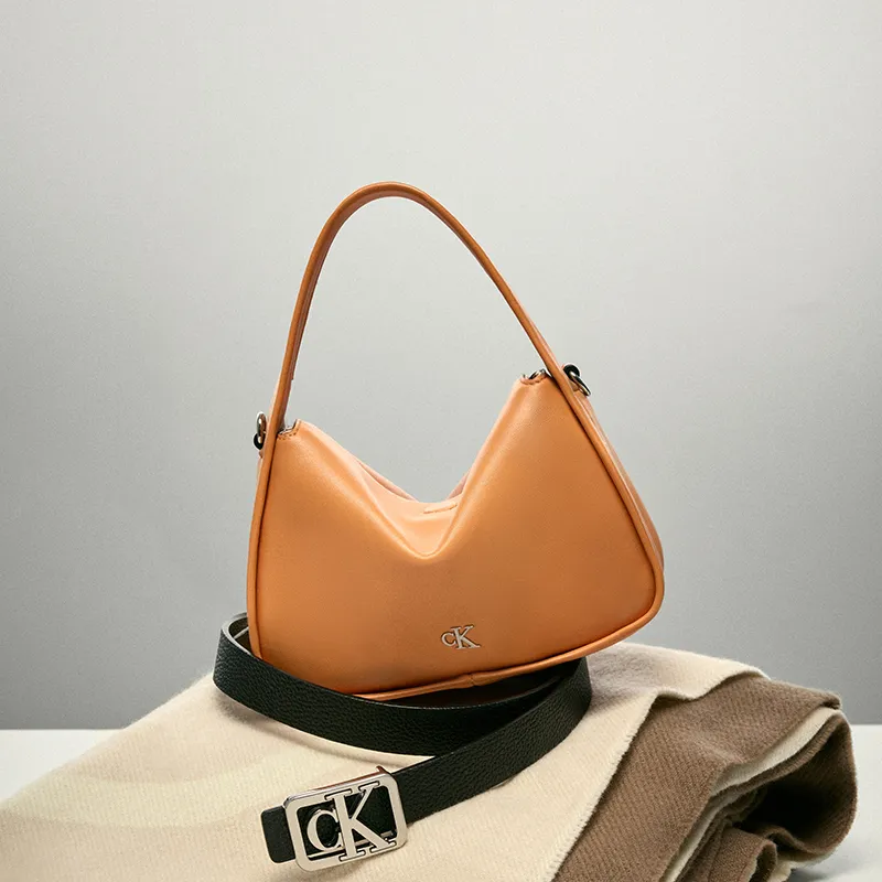 CALVIN KLEIN Synthetic Material Crossbody Bag Women's Sun Orange-1
