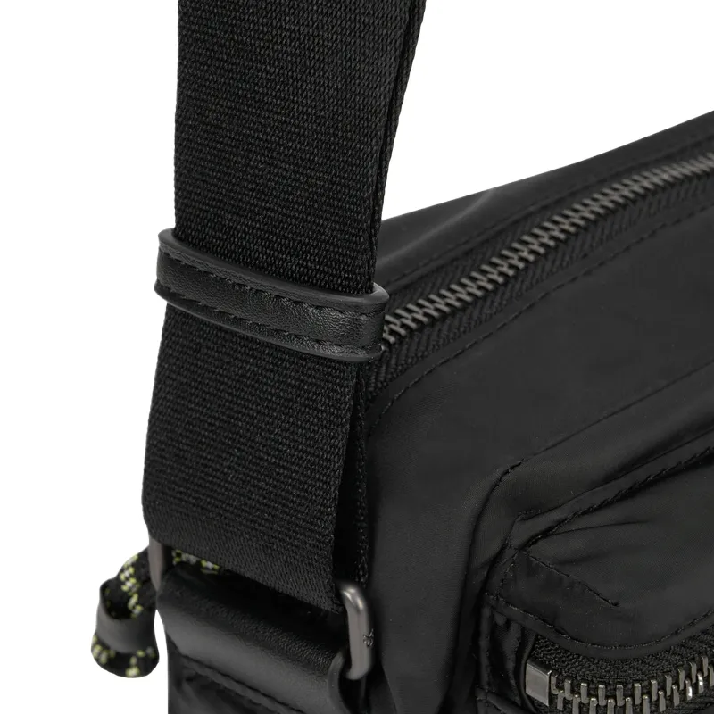 CALVIN KLEIN Fabric Camera Bag, Crossbody Bag Men's Space Black-4