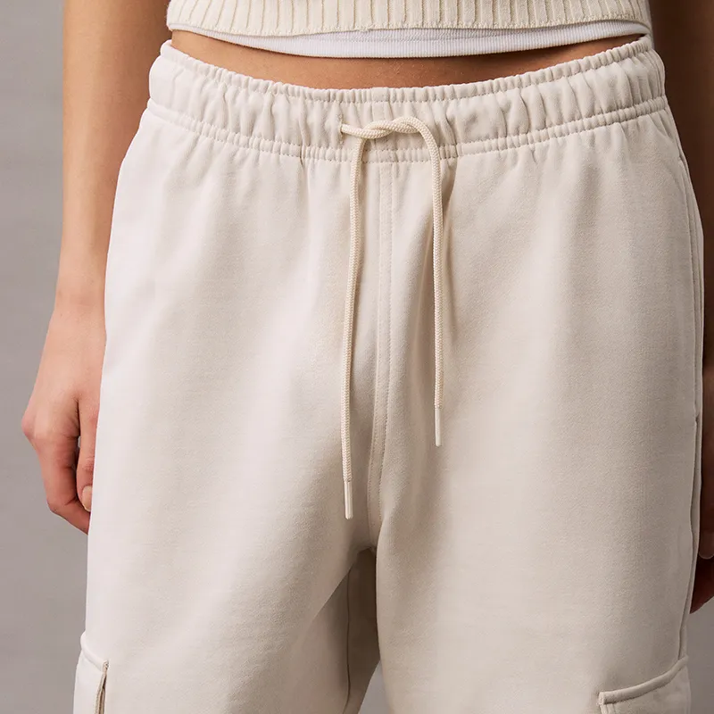 CALVIN KLEIN Knitted Sports Pants Women's Cow Ivory-3