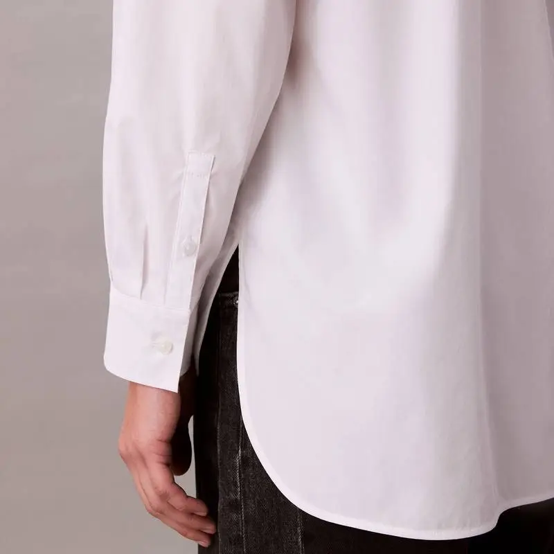 CALVIN KLEIN Shirt Women's YAA Moon White-2