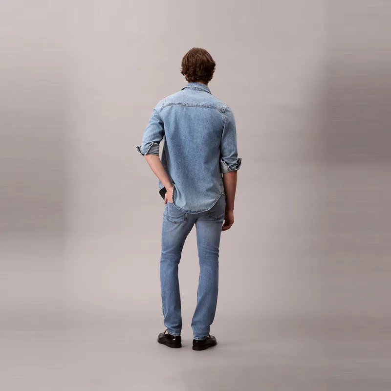 CALVIN KLEIN Jeans Men's XQE Denim Light Blue-2