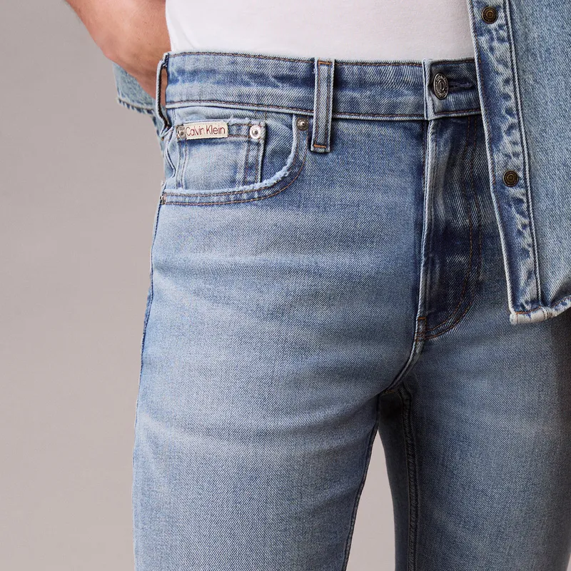 CALVIN KLEIN Jeans Men's XQE Denim Light Blue-3