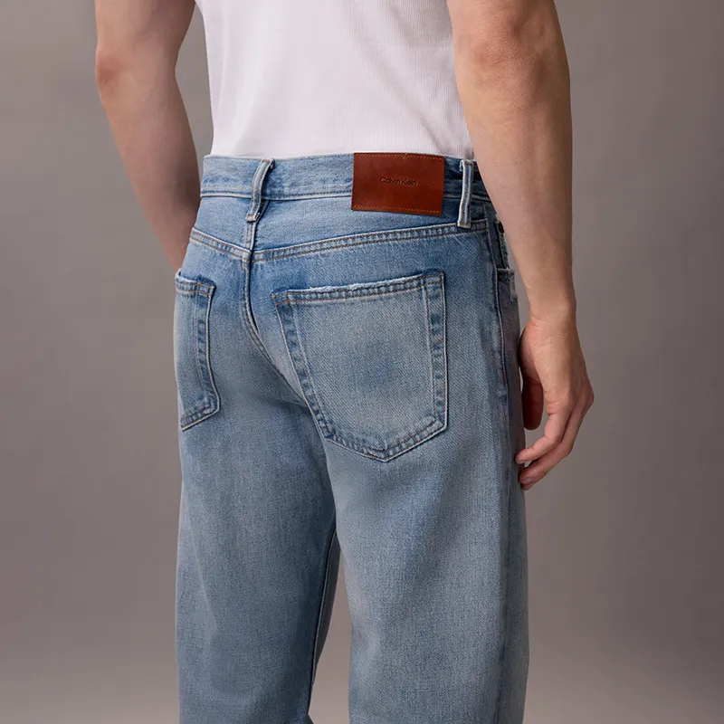 CALVIN KLEIN SS25 Jeans Men's UR1 Denim Light Blue-5