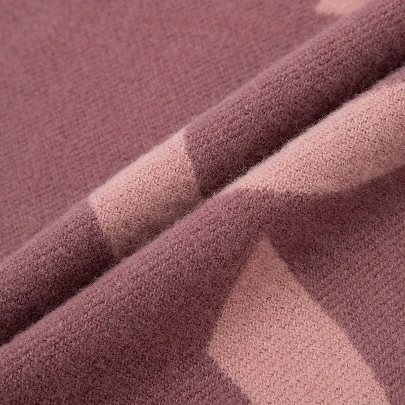 CALVIN KLEIN Knit Scarves Men's Burgundy Pink-5