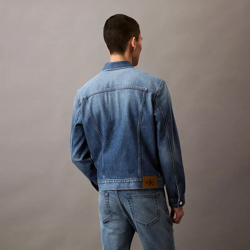 CALVIN KLEIN Denim Jacket Men's WAH Denim Blue-2