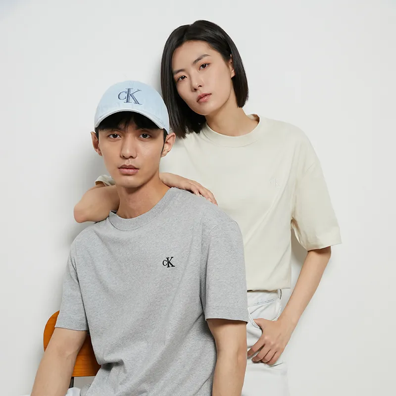 CALVIN KLEIN T Shirt Unisex Eggshell Color-3
