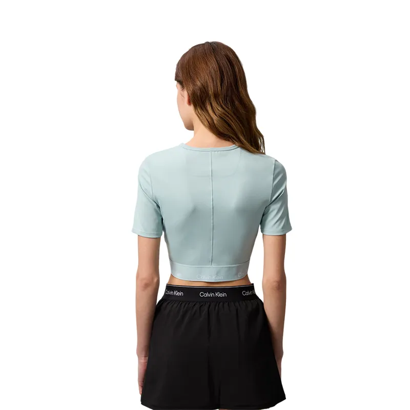 Calvin Klein Logo waistband Crop Top-2