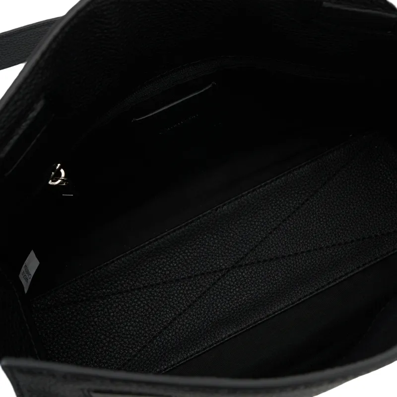 CALVIN KLEIN SS25 Cow Leather Crossbody Bag Men's Space Black-3