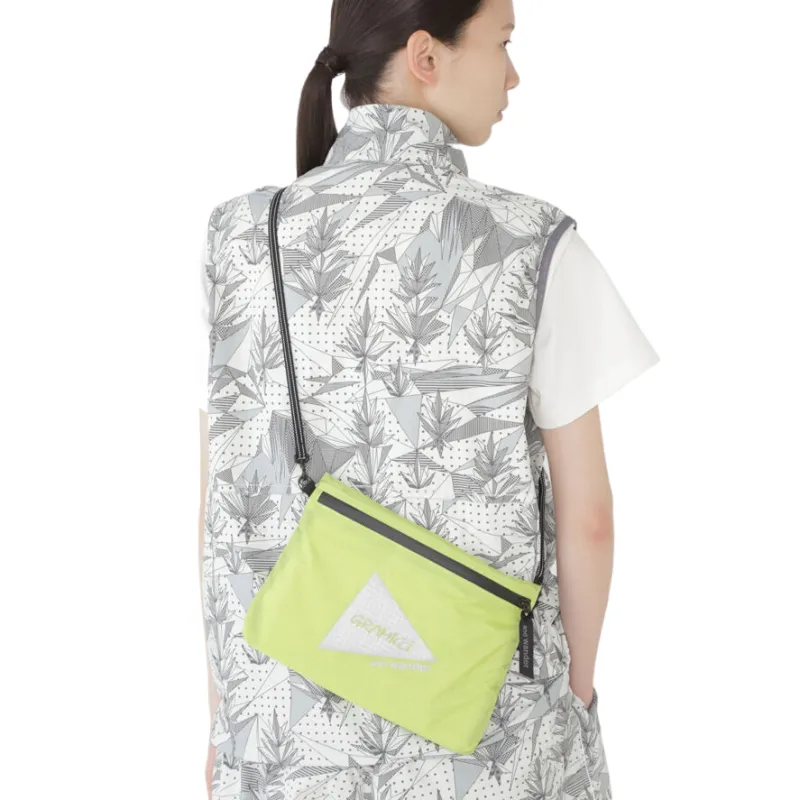 Gramicci And Wander Collaboration Crossbody Bags Nylon Yellow/Beige/Black Unisex-1