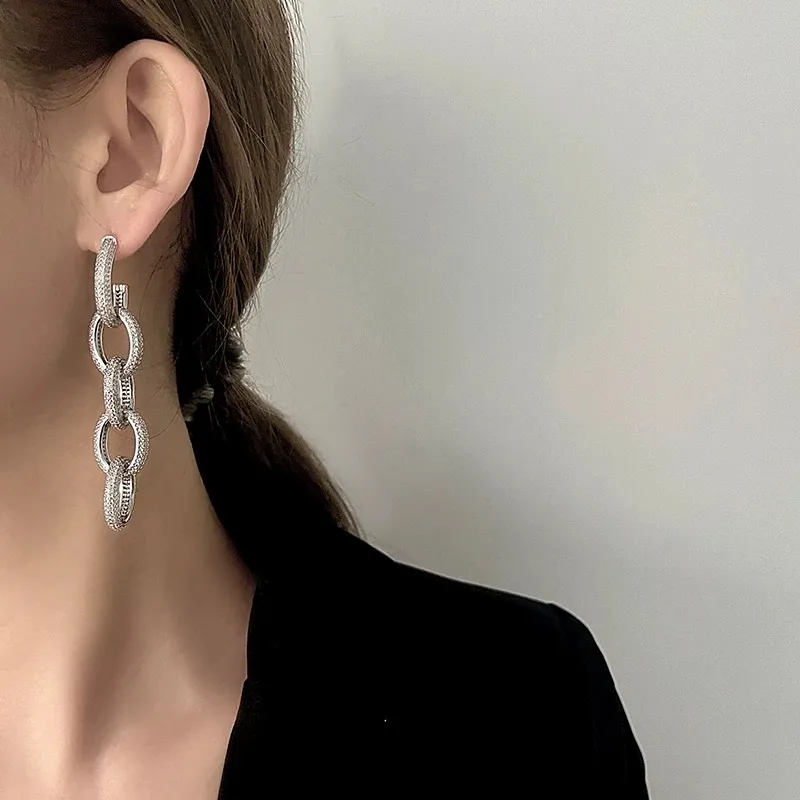 Glam Ever Zircon Earrings Women's-4