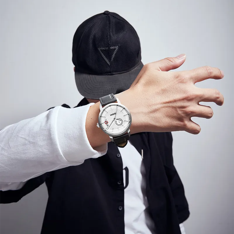 DOM Mechanical Movement Watch Men's Watches Black Dial-18