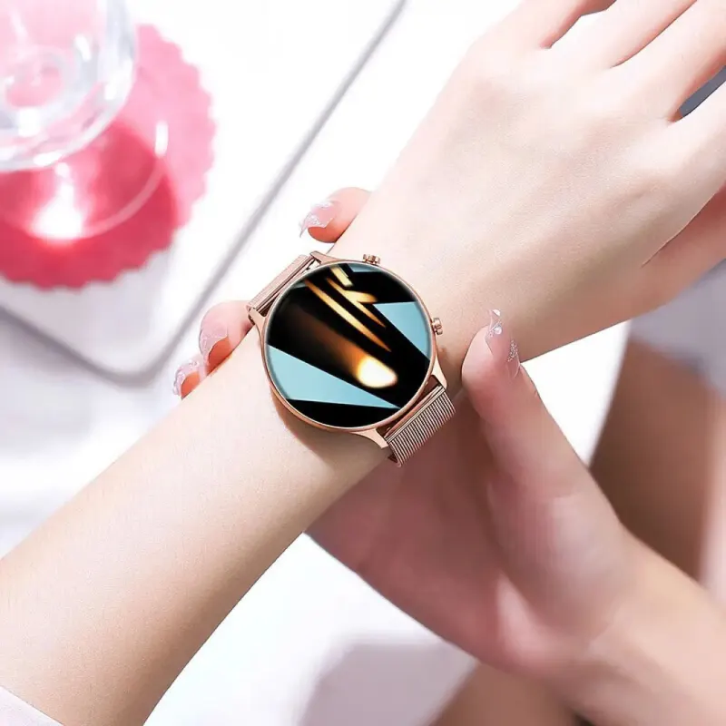 DOM Smart Movement Silicone Strap Watch Unisex Black Dial-6