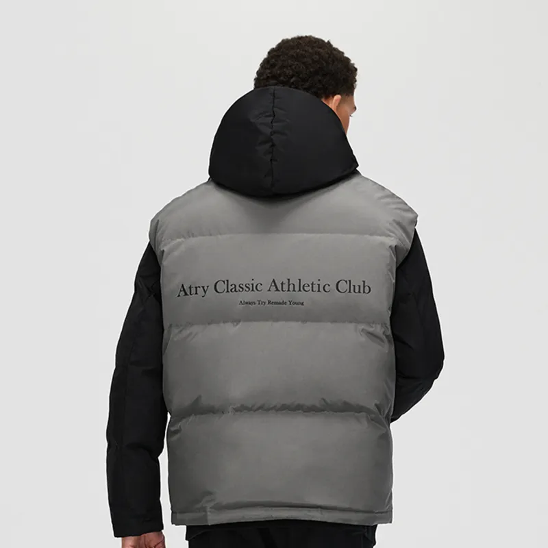 Atry Alphabet Slogan Series Puffer Jacket National Trend Minimalist Style Unisex Cold Resistant Coat Unisex-12
