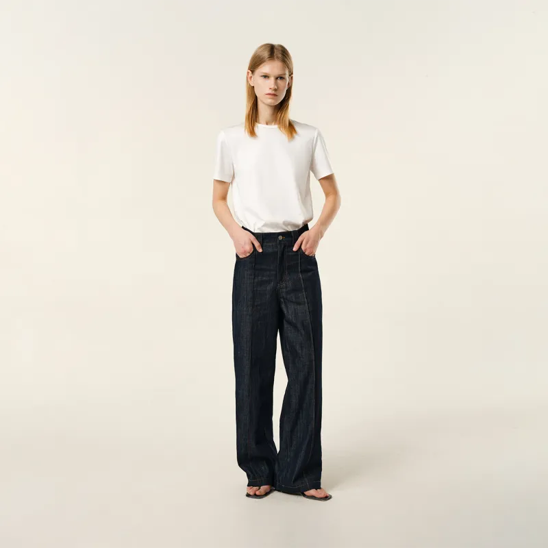Atry Jeans Unisex Navy Blue-6