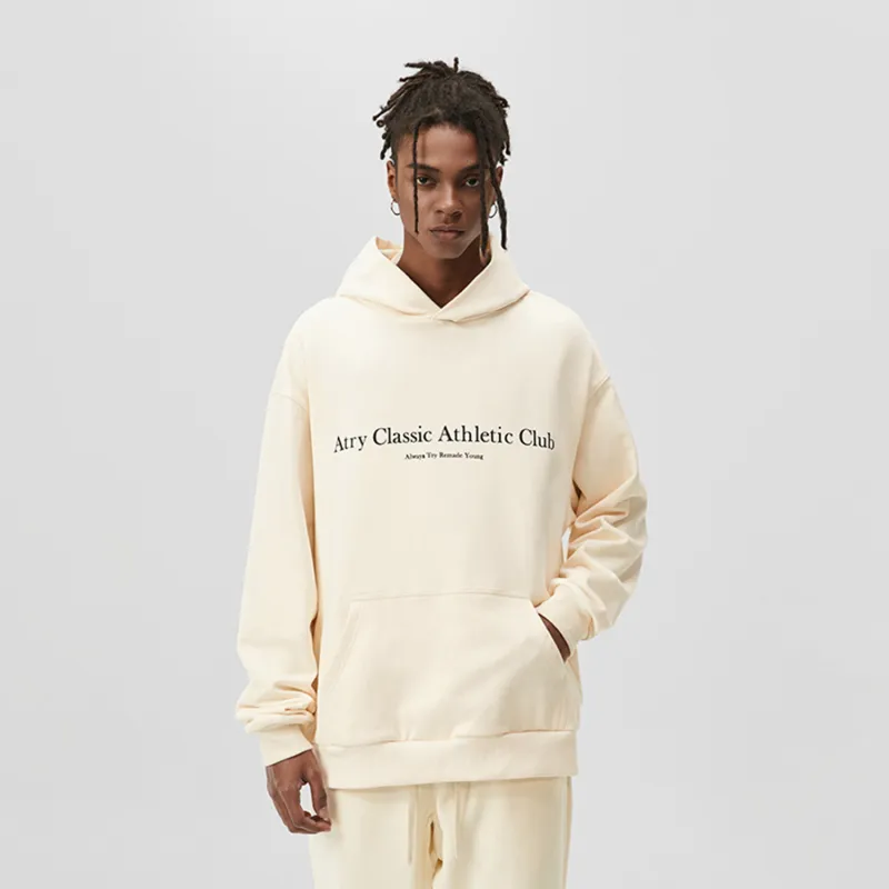 Atry Alphabet Slogan Series Hoodie Men's-2