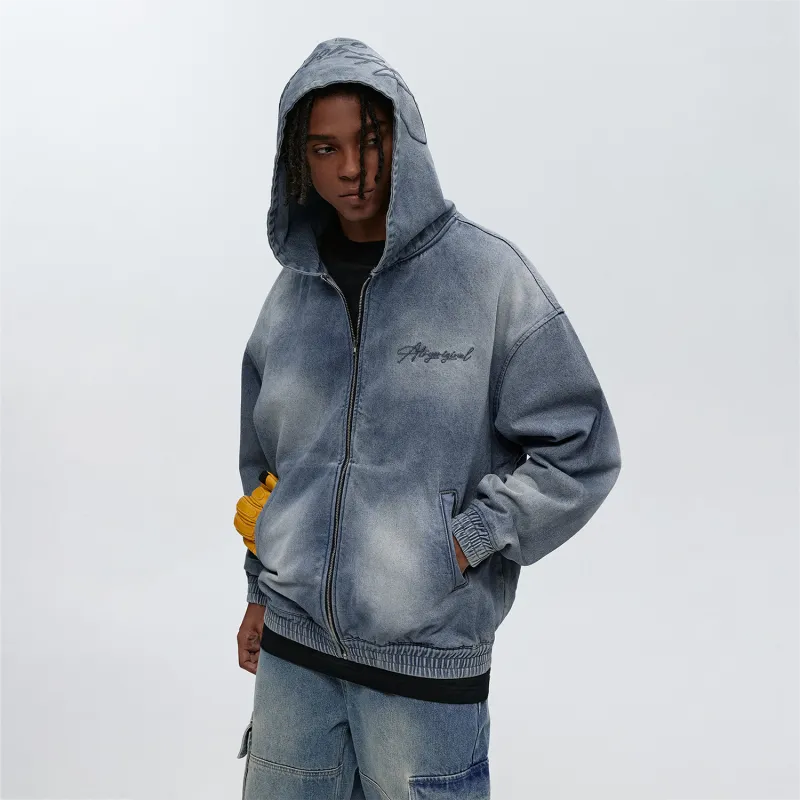 Atry Hat LOGO Series Sweatshirt Unisex Blue-3