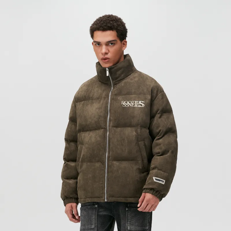 Atry Puffer Jacket Coat National Trend Luxury Streetwear Loose Fit Warm Puffer Jacket Unisex-8