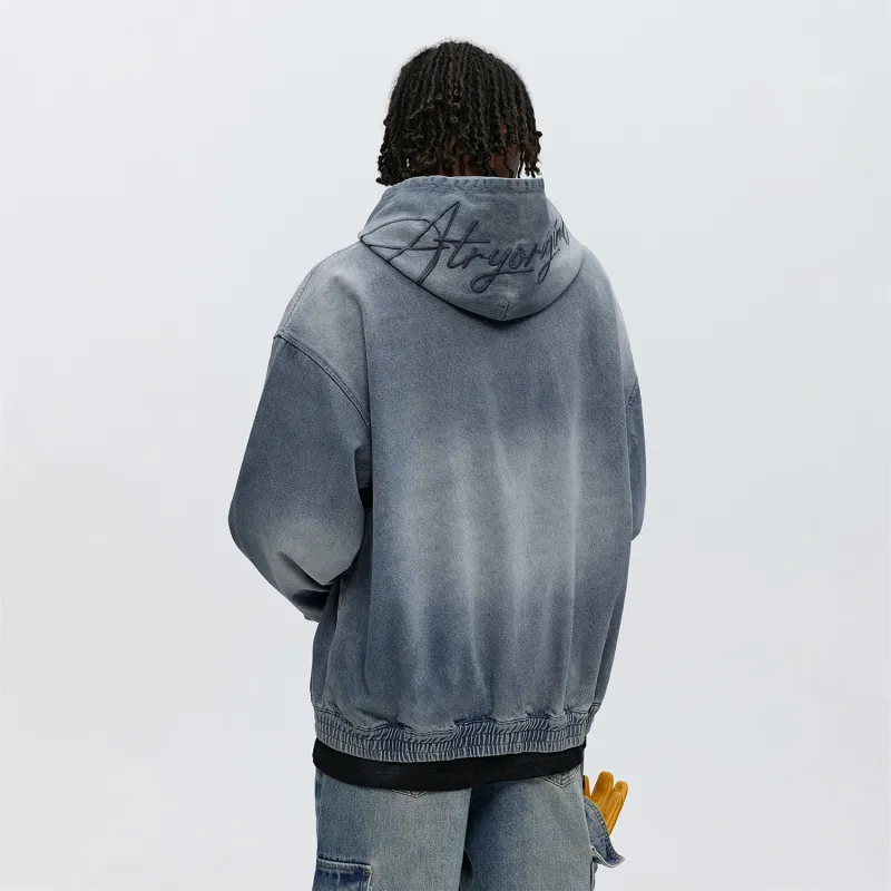 Atry Hat LOGO Series Sweatshirt Unisex Blue-4