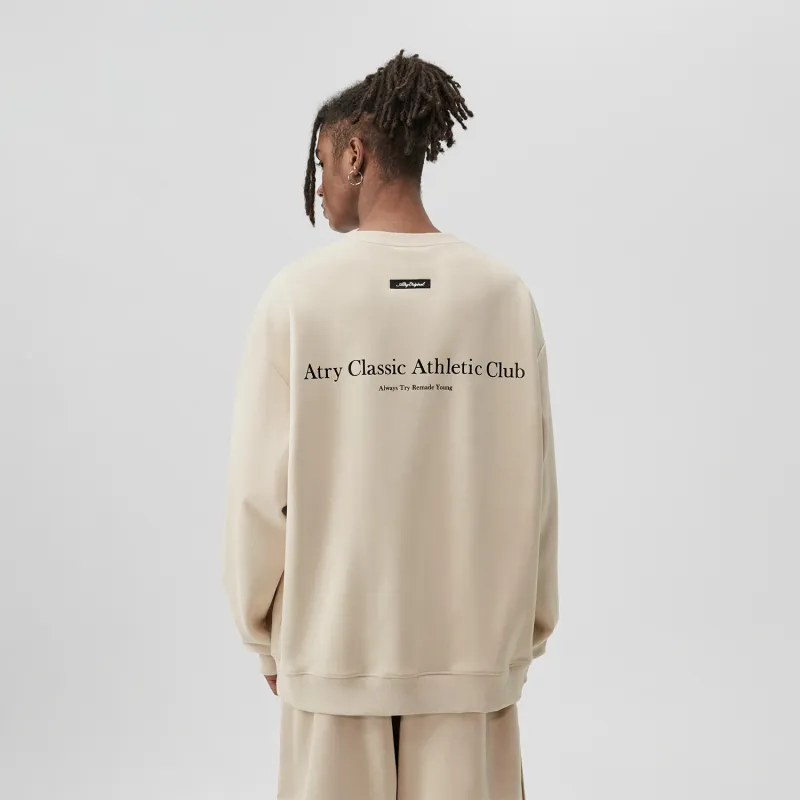 Atry Alphabet Slogan Series Sweatshirts Unisex-4