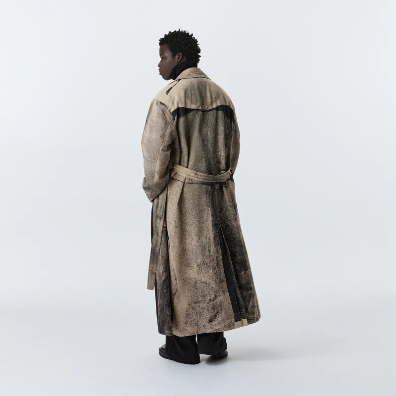 Atry Trench Coats Unisex Coffee-2