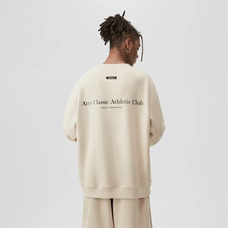 Atry Alphabet Slogan Series Sweatshirts Unisex-3