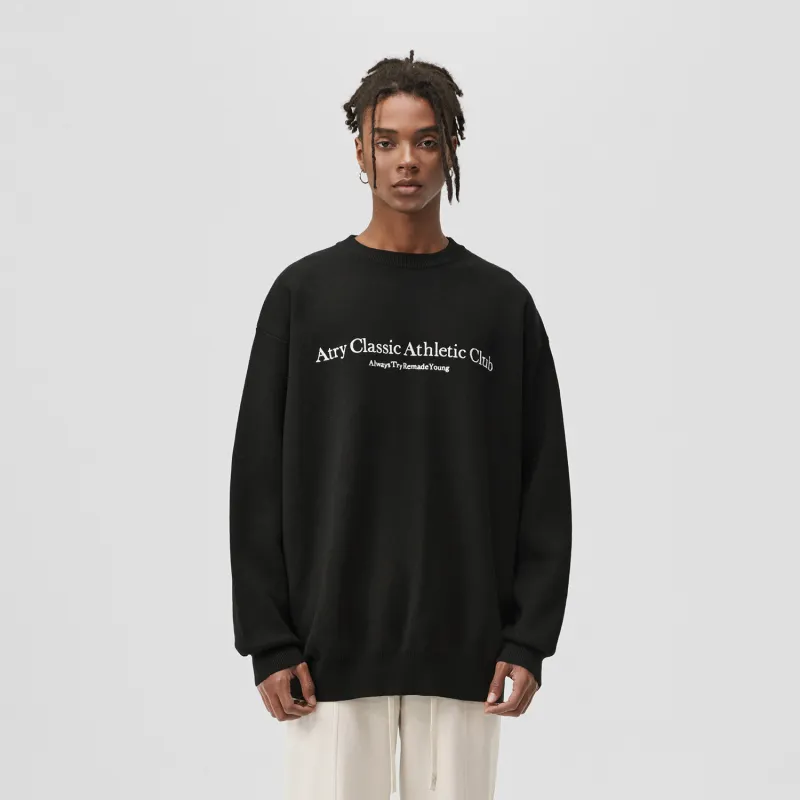 Atry Alphabet Slogan Series Knitwear Unisex-3