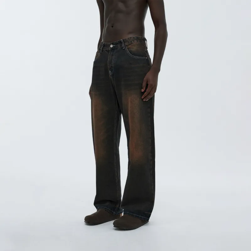 Atry Jeans Unisex Yellow Mud-3