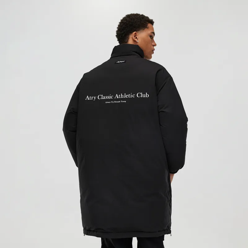 Atry Alphabet Slogan Series Down Jacket Unisex Black-4