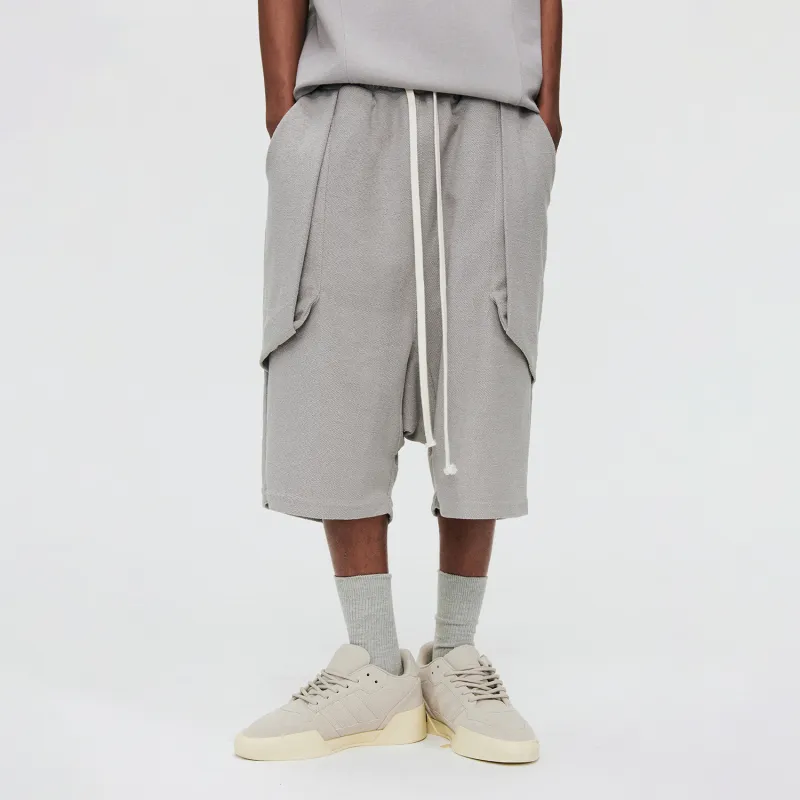 Atry Casual Shorts Unisex Gray-3