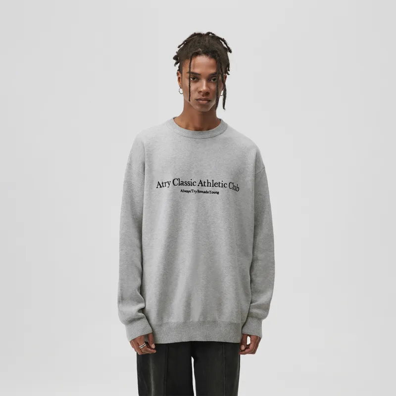 Atry Alphabet Slogan Series Knitwear Unisex-8
