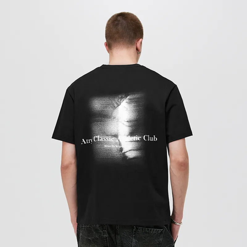 Atry Alphabet Slogan Series T Shirt Unisex Black-4