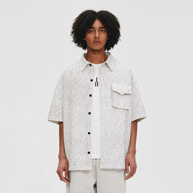 Atry Flower Body LOGO Series Shirts Unisex White-4