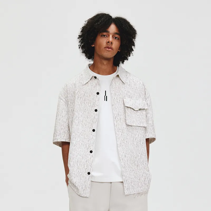 Atry Flower Body LOGO Series Shirts Unisex White-5