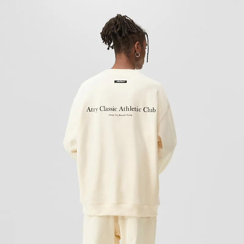 Atry Alphabet Slogan Series Sweatshirt Unisex-2