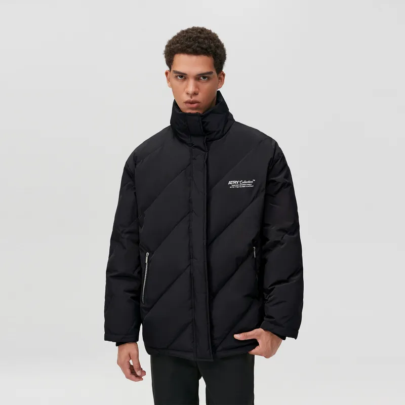 Atry Down Jacket GuoChaoPla American Vintage Versatile Casual Loose Fit Coat Unisex-2