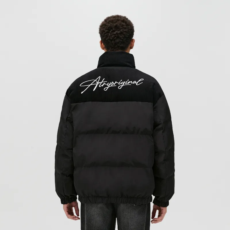 Atry Flower Body LOGO Series Puffer Jackets Unisex-4