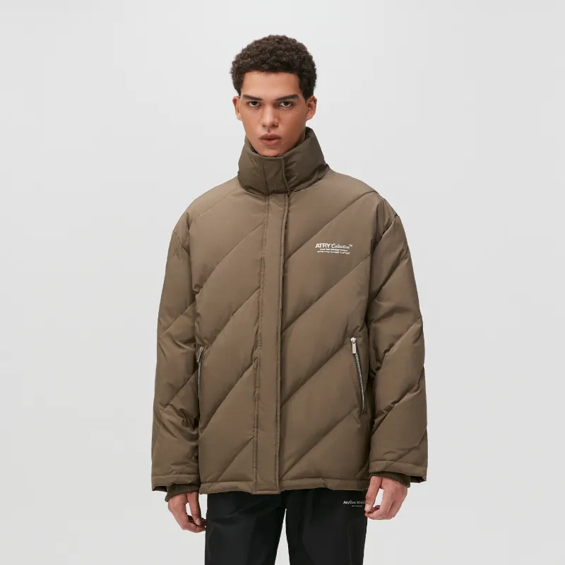 Atry Down Jacket GuoChaoPla American Vintage Versatile Casual Loose Fit Coat Unisex-7