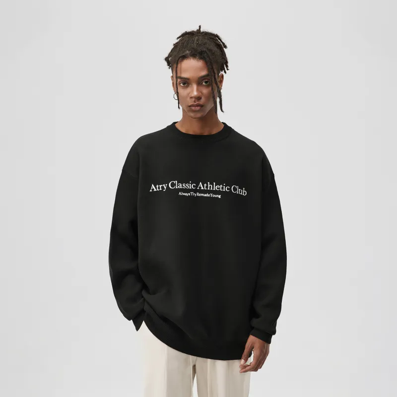 Atry Alphabet Slogan Series Knitwear Unisex-2