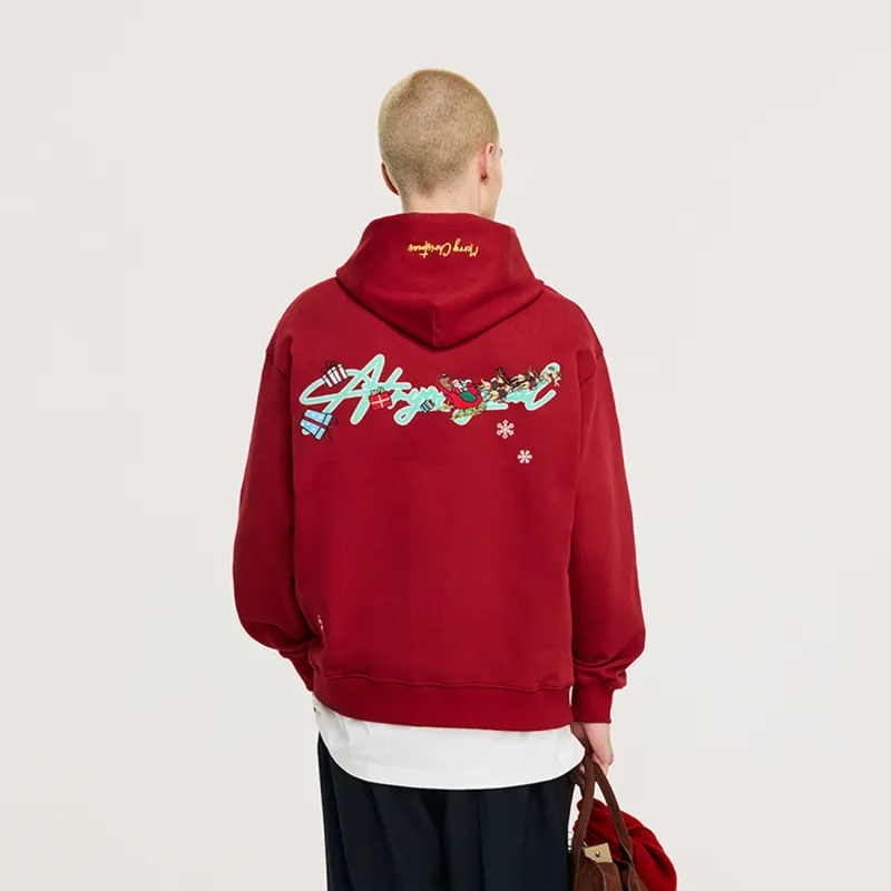 Atry Sweatshirts Unisex Red-2