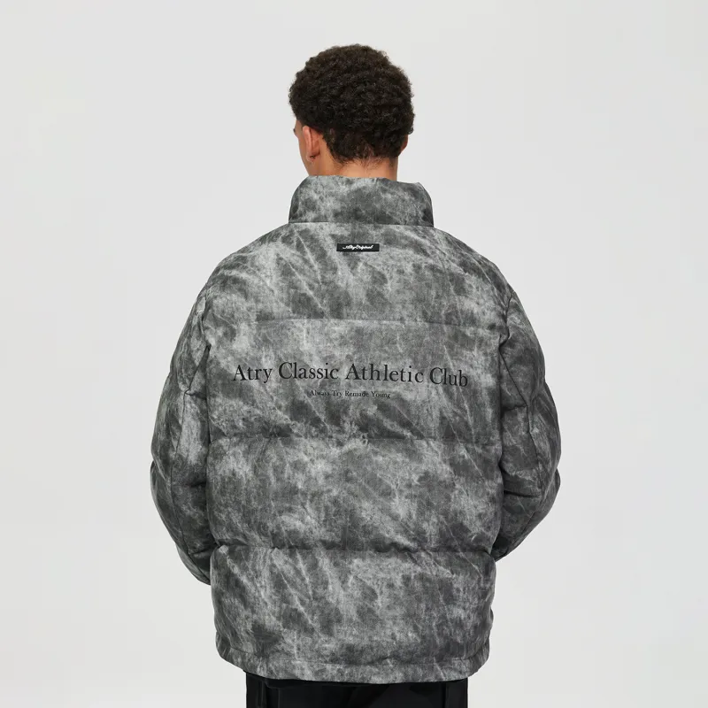 Atry Alphabet Slogan Series Puffer Jackets Unisex-3