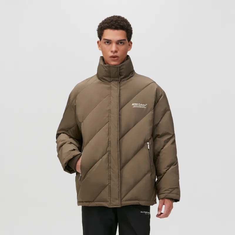 Atry Down Jacket GuoChaoPla American Vintage Versatile Casual Loose Fit Coat Unisex-6
