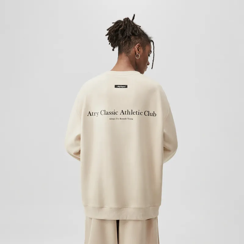Atry Alphabet Slogan Series Sweatshirts Unisex-2