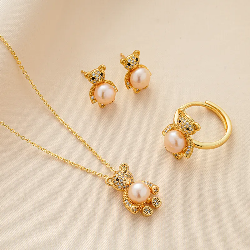 SYAY Freshwater Pearl Copper Column Gold Necklaces Women's-1