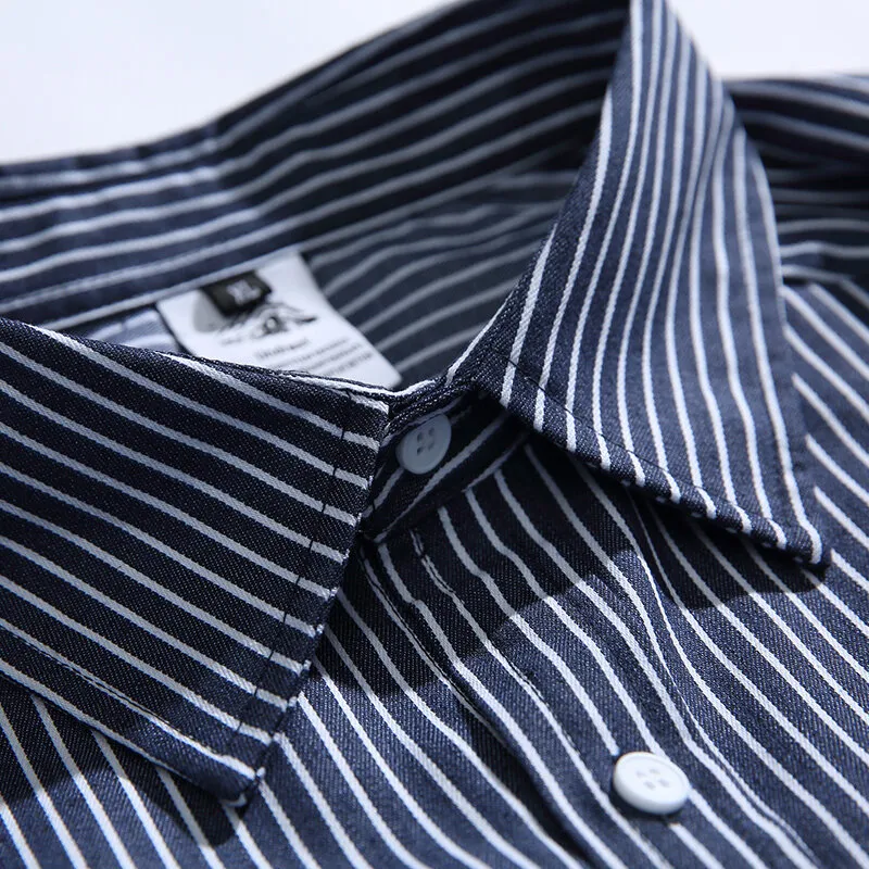 LUYUSHANYU Shirt Unisex Dark Blue-2