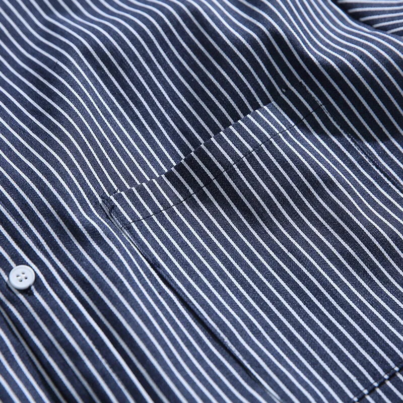 LUYUSHANYU Shirt Unisex Dark Blue-3