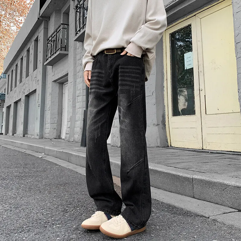LUYUSHANYU Jeans Unisex-4