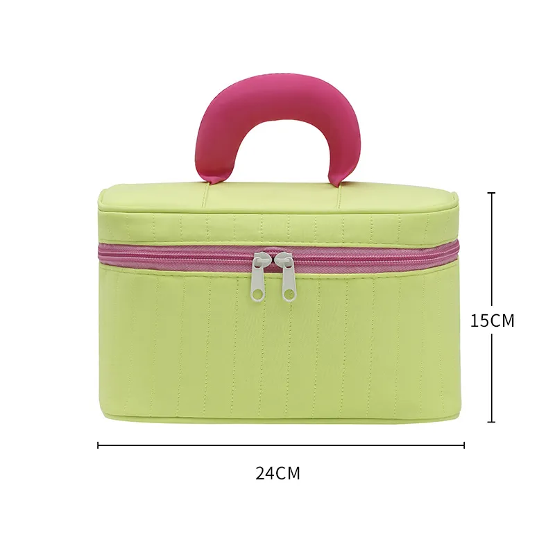 MITIANTU Large Capacity Cosmetics Storage Minimalist Style Portable Dopamine Dressing Makeup Bag-11