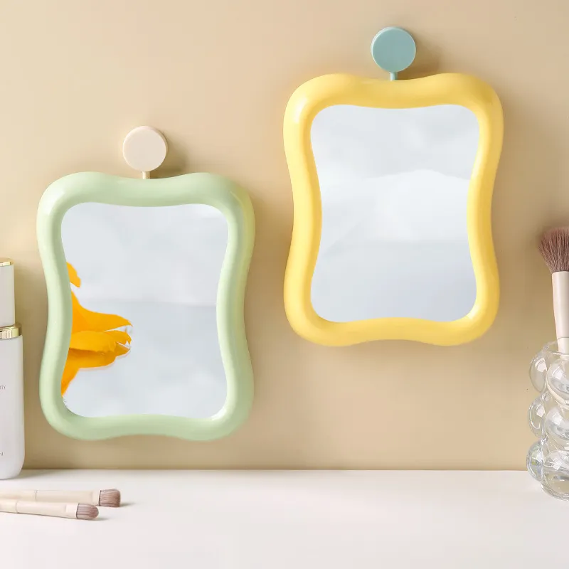 MITIANTU Yellow Concave Make Up Mirrors Portable-5