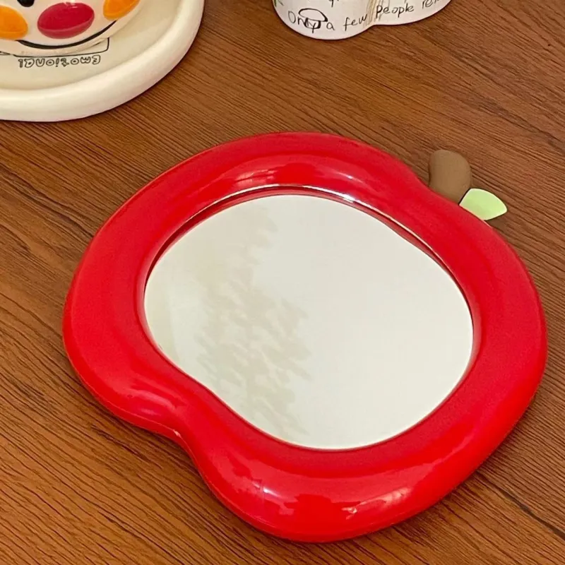 MITIANTU Cute Portable Vanity Table With Stool Mirror-1